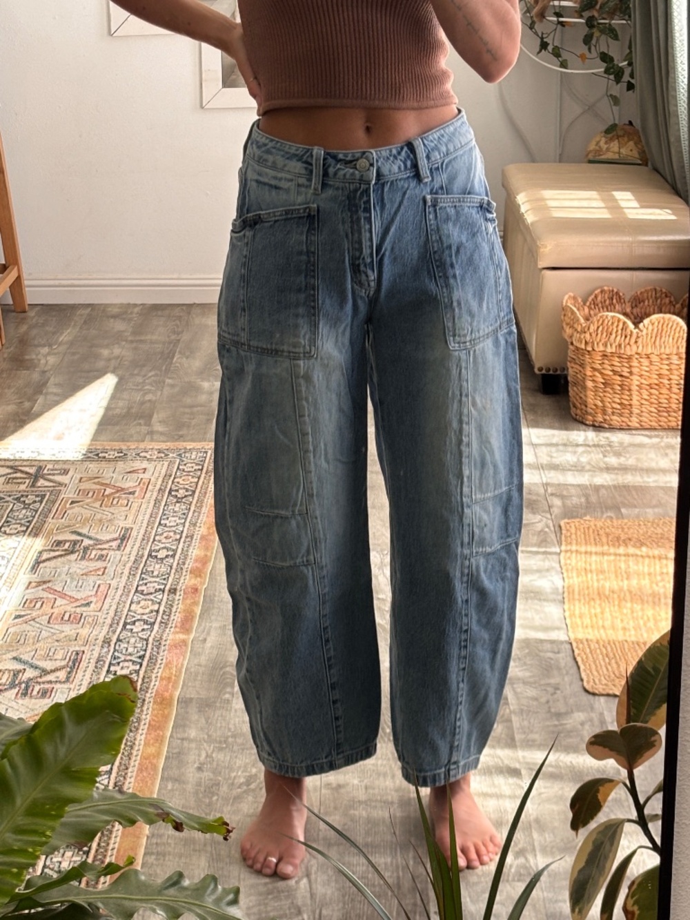 Flying monkey barrel jeans